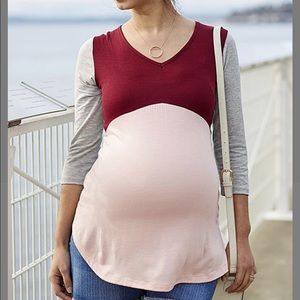 Color block Maternity top!